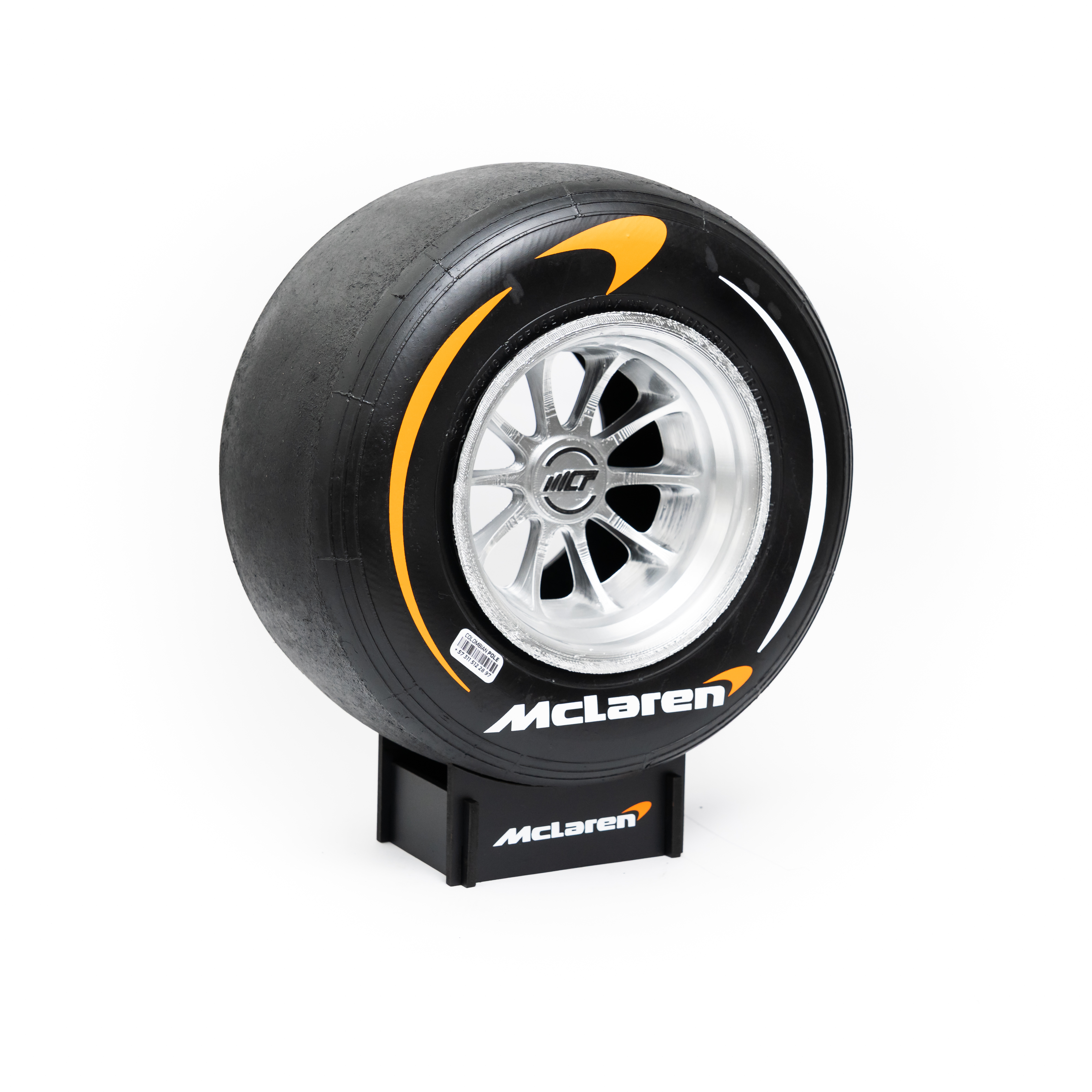 Llanta mediana decorativa Pole McLaren